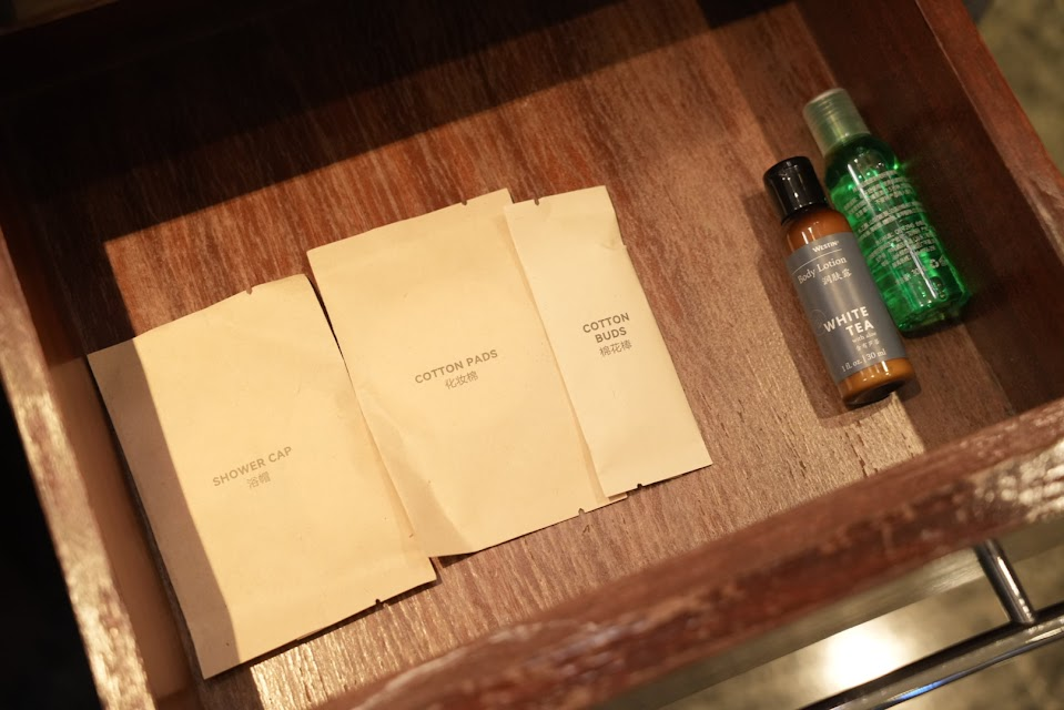 THE WESTIN BUND CENTER SHANGHAI　バスルームのアメニティ