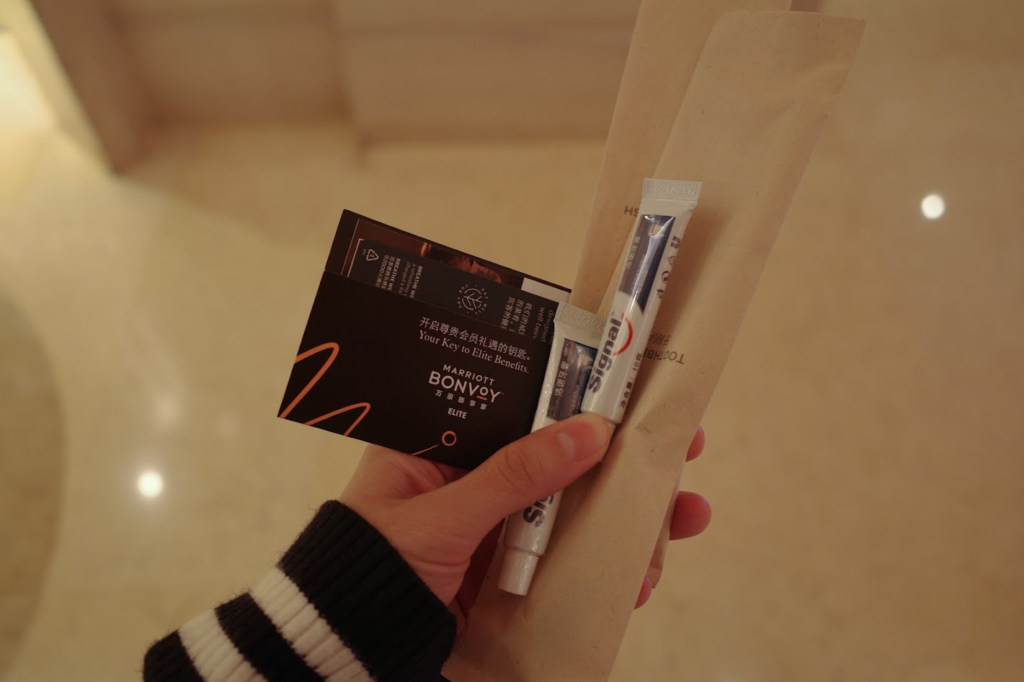THE WESTIN BUND CENTER SHANGHAI　アメニティ