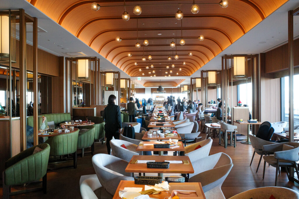大阪ステーションホテル29階朝食会場　メインエリア