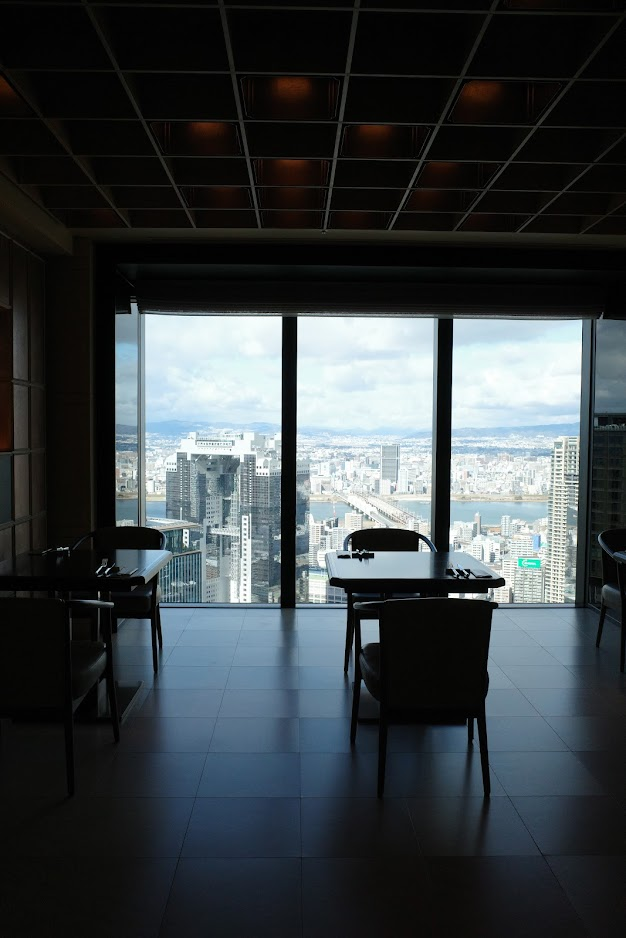大阪ステーションホテル　SPECIALTY SALONから見た景色