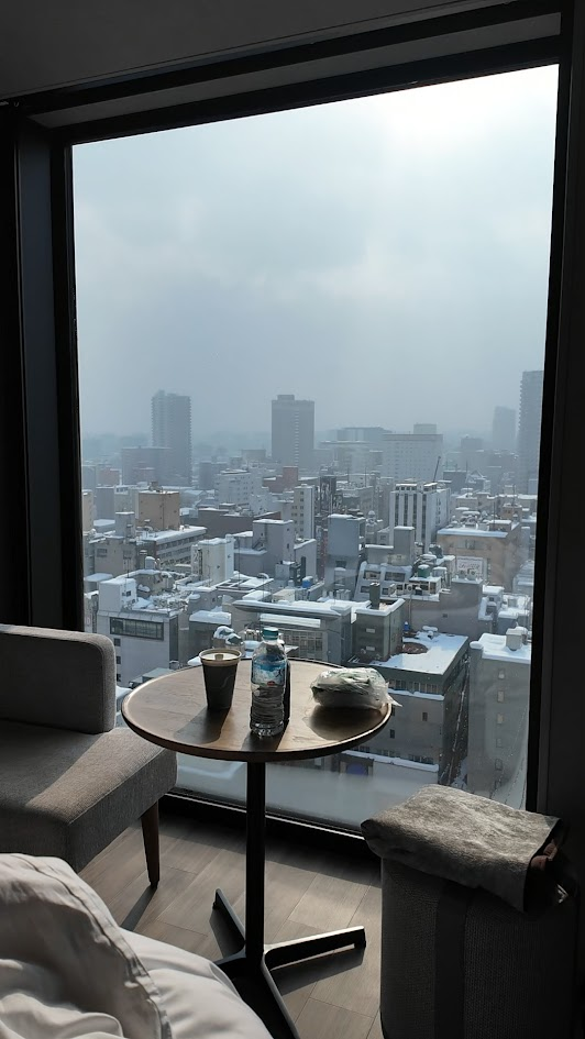 札幌ストリームホテル客室からの景色
