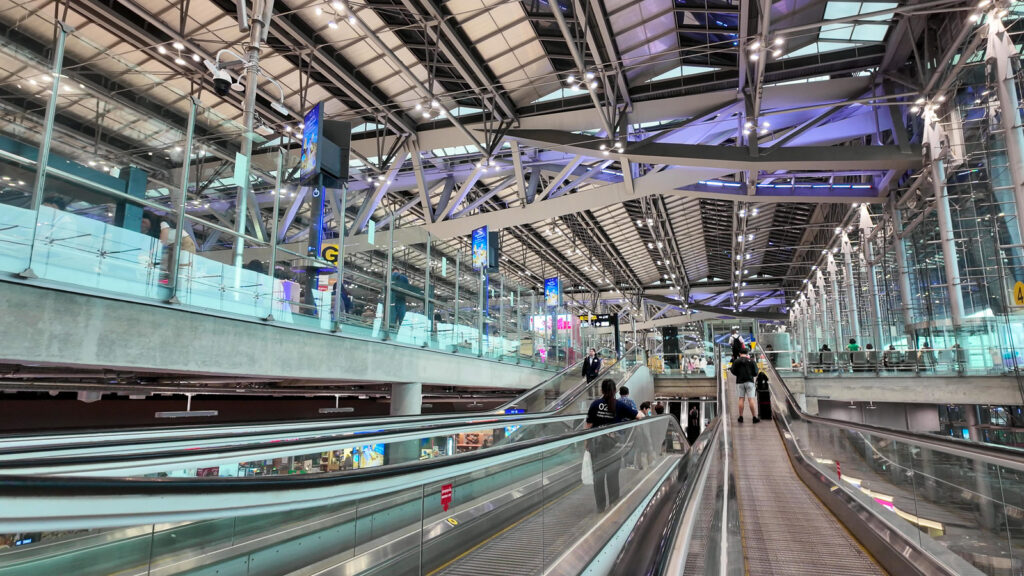 スワンナプーム空港の屋根