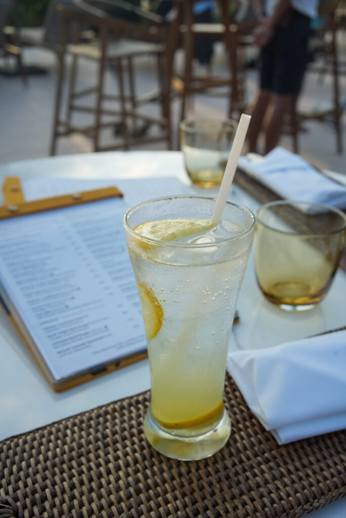 バンヤンツリープーケットRAVA BEACH CLUBの飲み物