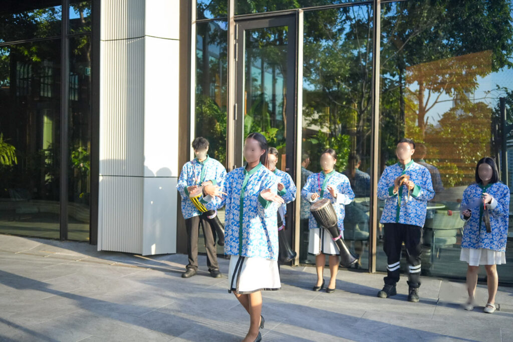 タイ伝統のクローンヤーオ演奏 Defining Moment / Klong Yao drum ceremony 'Defining Moment' at The Ritz-Carlton Bangkok