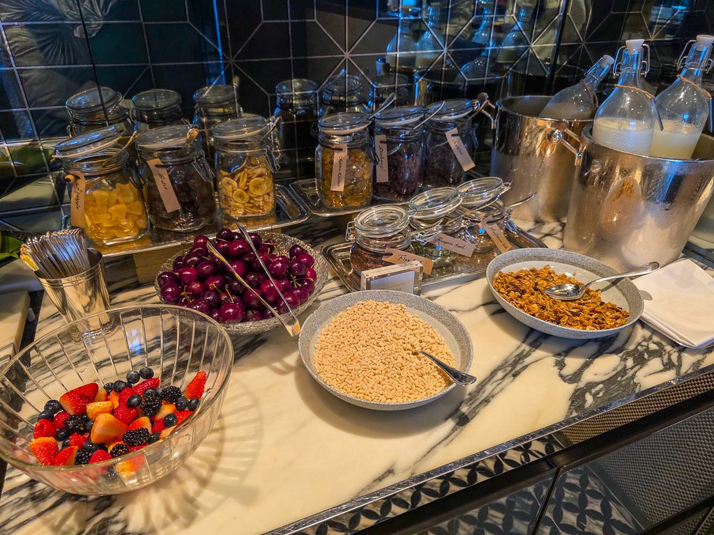 Rosewood Hong KongのManor Clubの朝食