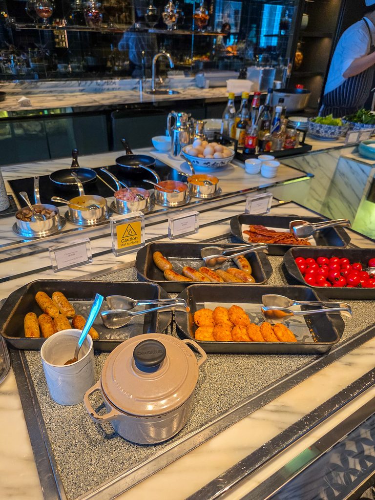 Rosewood Hong KongのManor Clubの英国式朝食