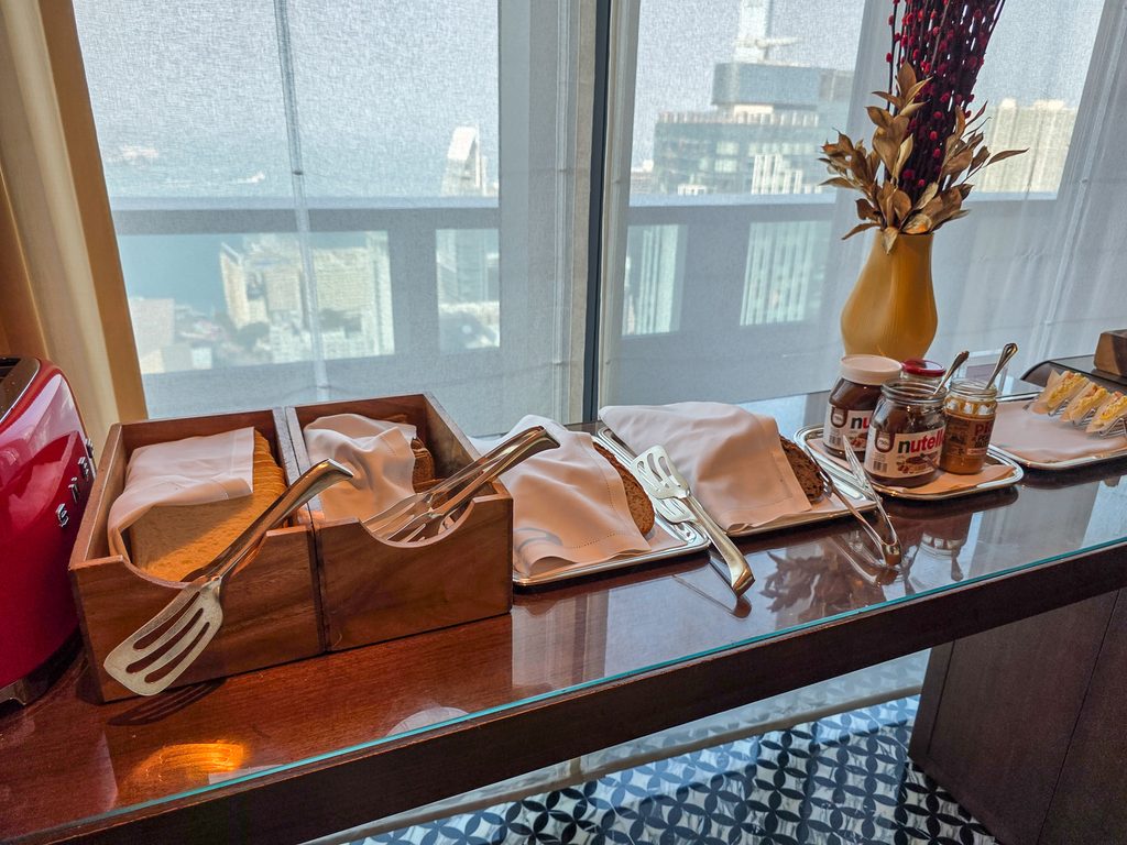 Rosewood Hong KongのManor Clubの朝食に出てきたパン