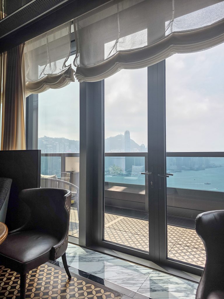 Rosewood Hong Kong Manor Clubから見た外の景色
