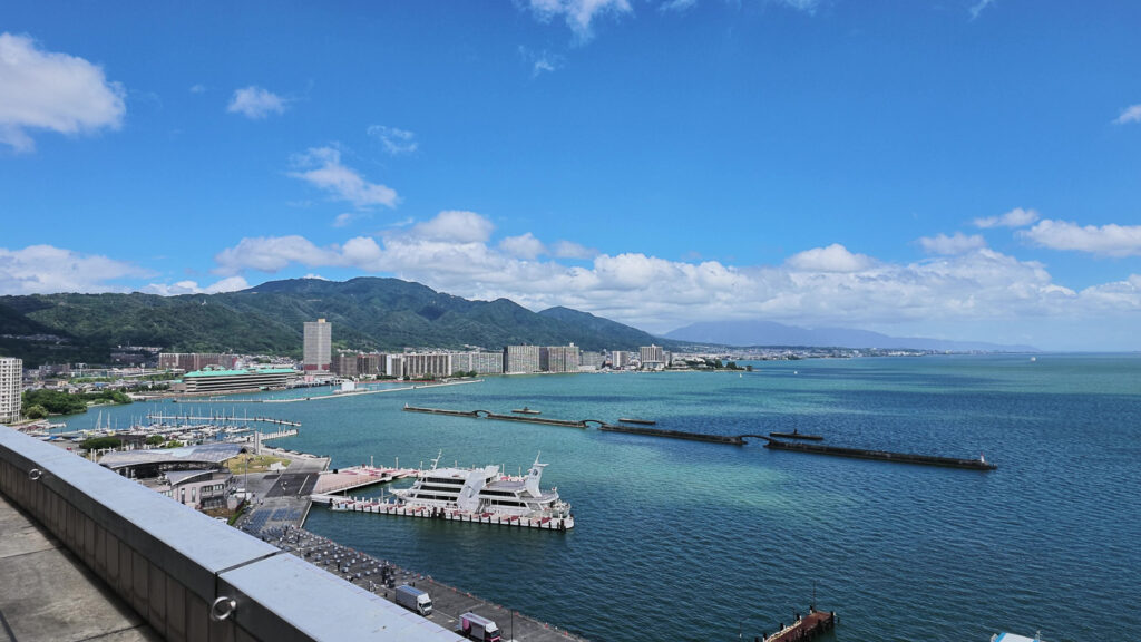琵琶湖ホテル屋上ルーフトップテラス