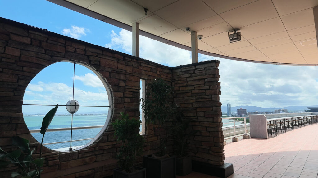 琵琶湖ホテル屋上ルーフトップテラス
