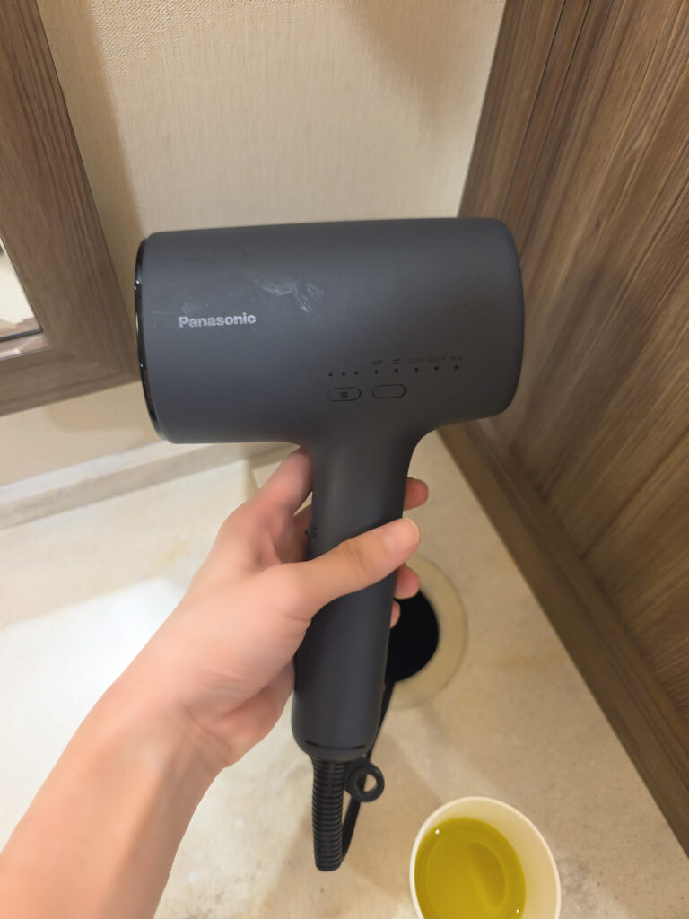 琵琶湖ホテル大浴場のドライヤー