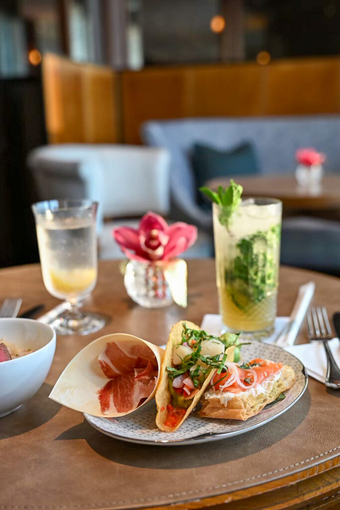 Rosewood Hong KongのManor Clubのイブニングカナッペで食べたもの