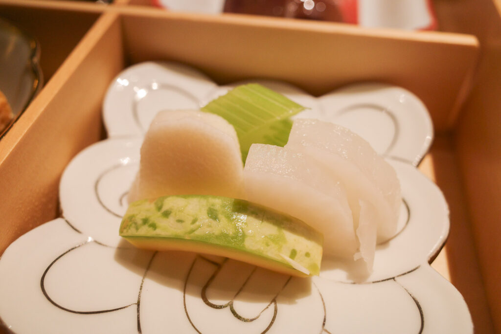 リッツカールトン京都ラロカンダお漬物