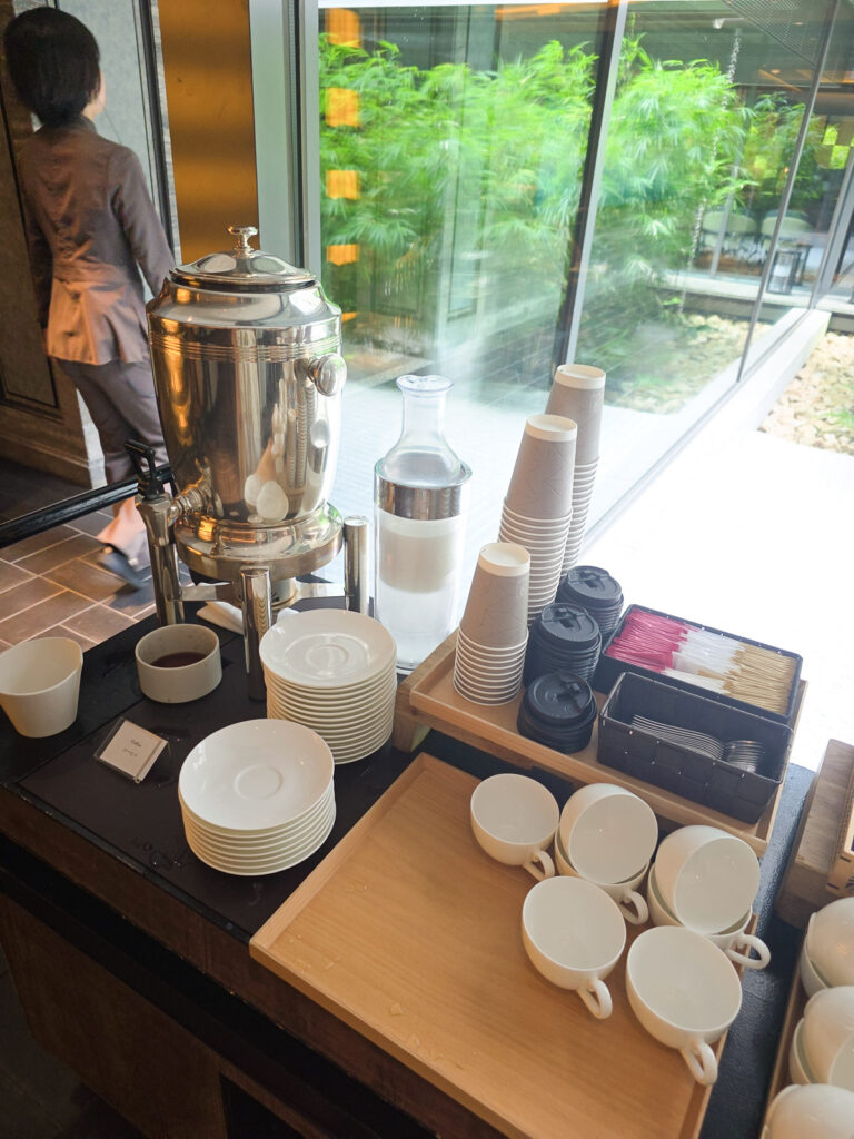 リッツカールトン京都ラロカンダ紅茶やコーヒー
